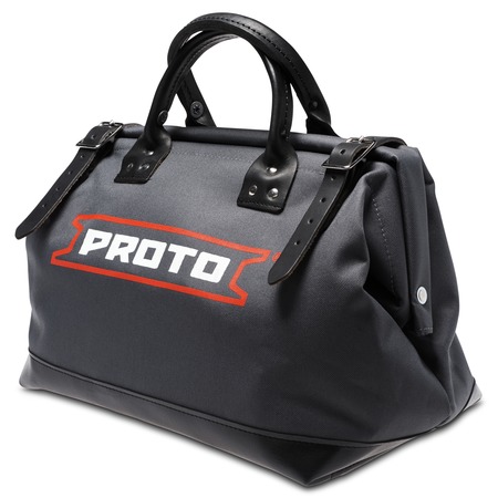 Proto Tool Bag, Extra Heavy Duty Polyester Leather Reinforced Tool Bag - 18", Polyester J95311